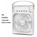Portable 3 In 1 Fan Air Conditioner Household Small Air Cooler LED Night Lights Humidifier Air Adjustment Home Fan