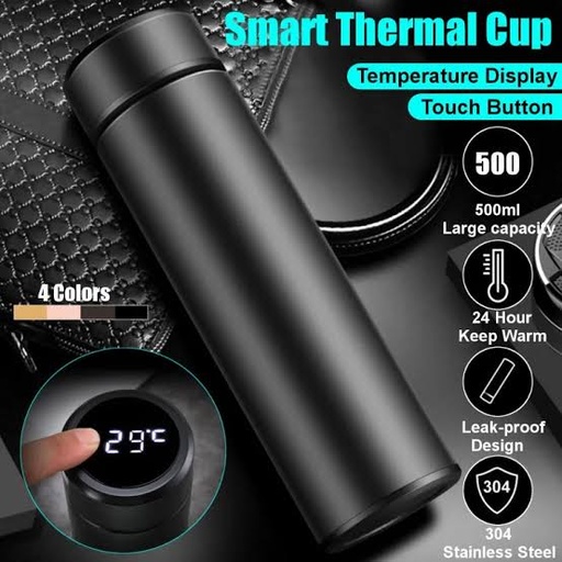 Smart Thermos Water Bottle With LED Digital Temperature Display